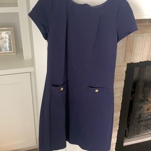 Lilly Pulitzer Navy and gold dress